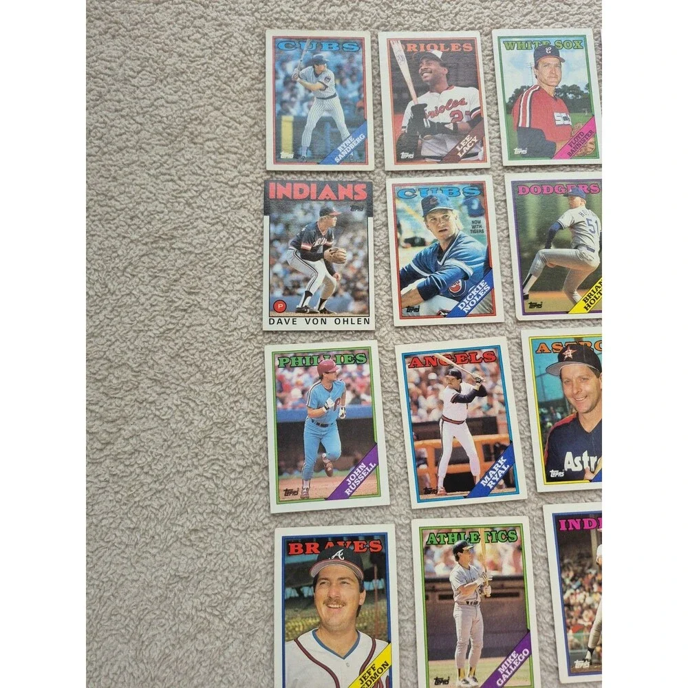 1988 Topps Baseball Card Lot 26 Cards Dale Murphy Mark McGwire Era Vintage MLB